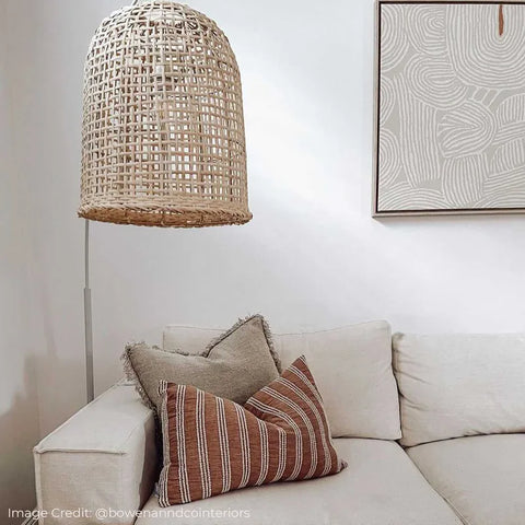 Weave Floor Lamp in Natural