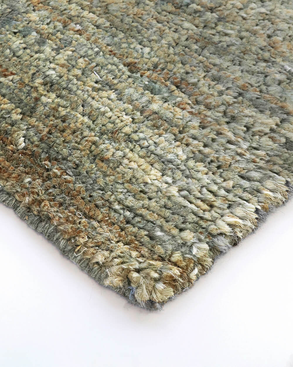 Pampas Spring Green Floor Rug | Oliver Birch